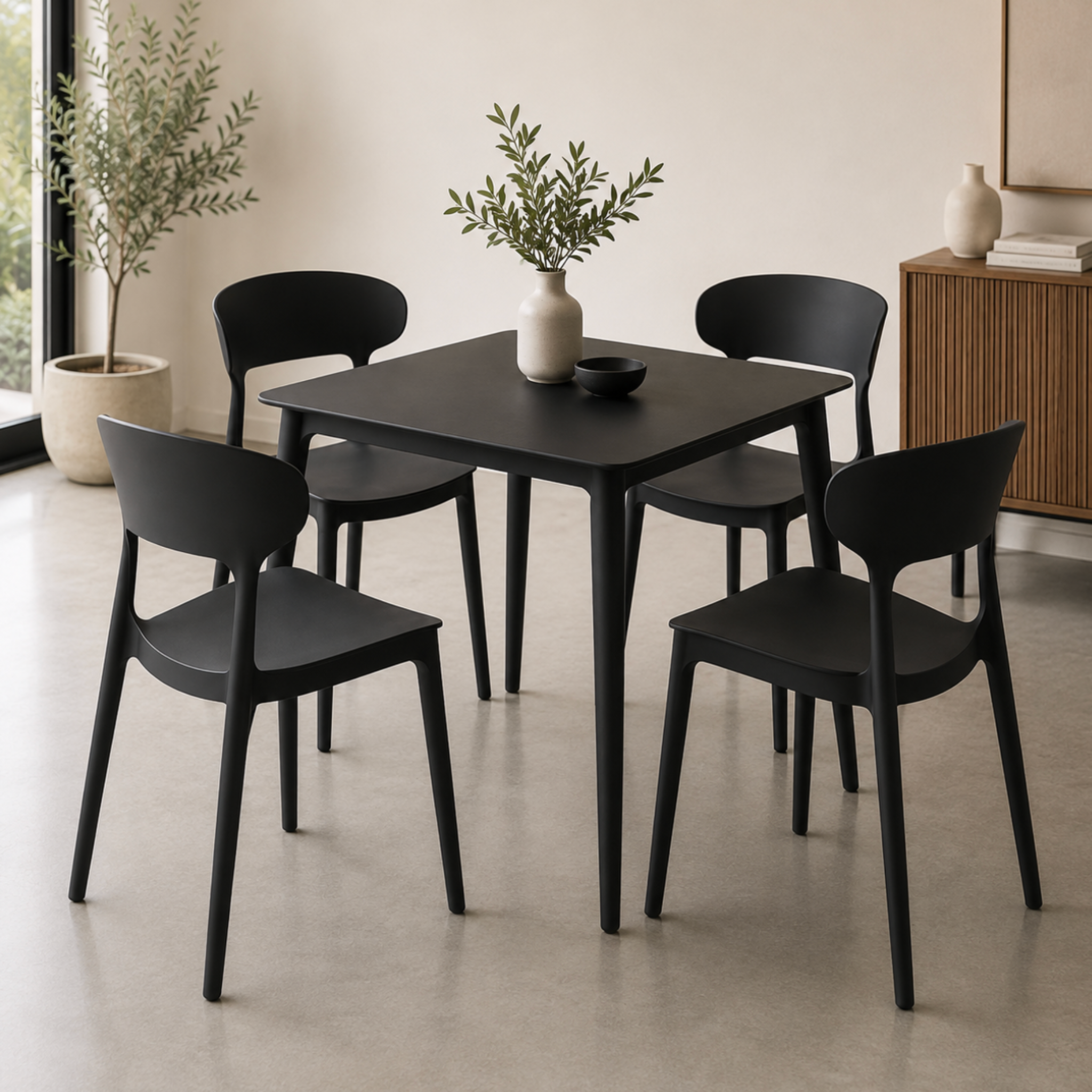 Silla Johan · Edición All Black  (Interior/Exterior)