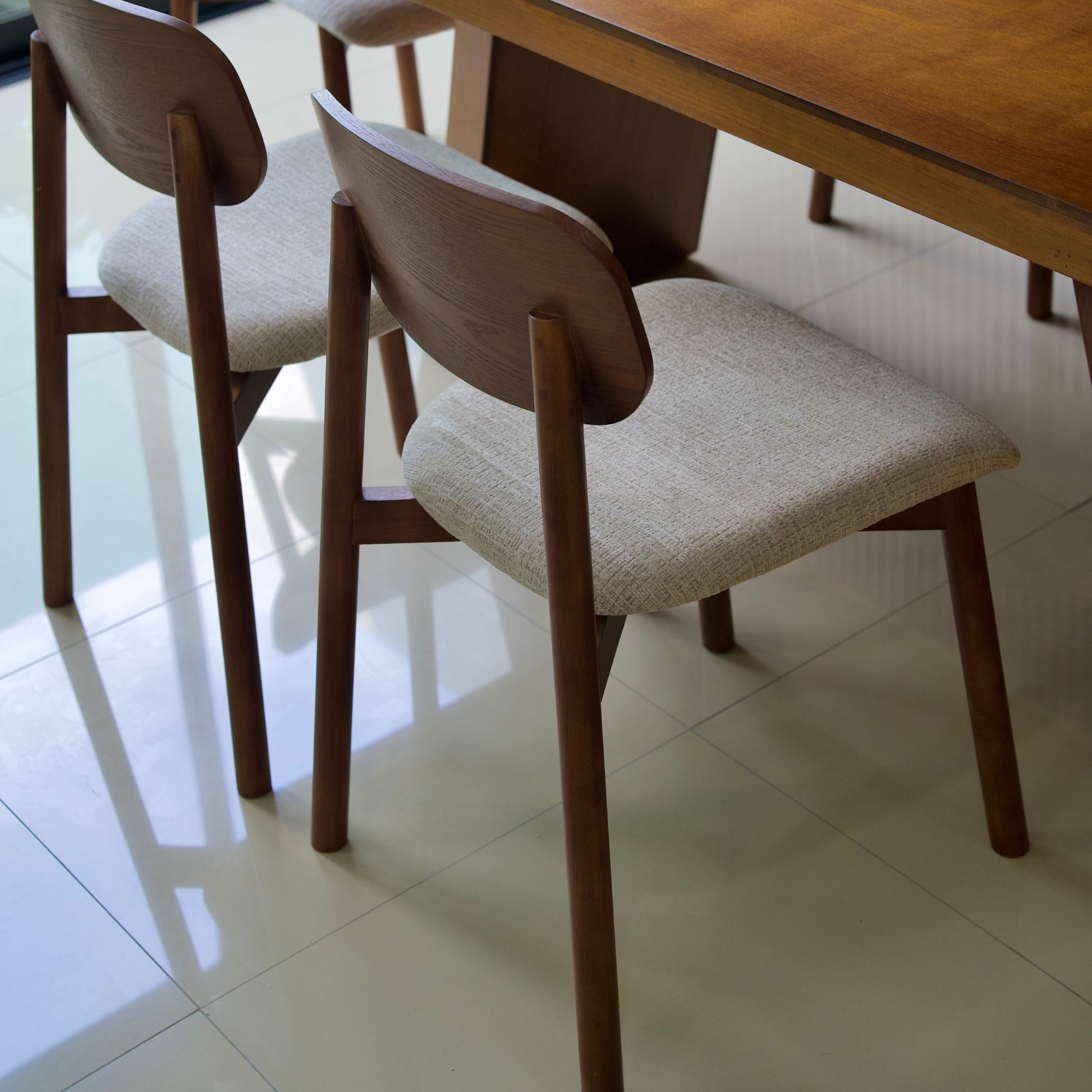 Silla Cantón · Edición Beige y Roble (Interior)