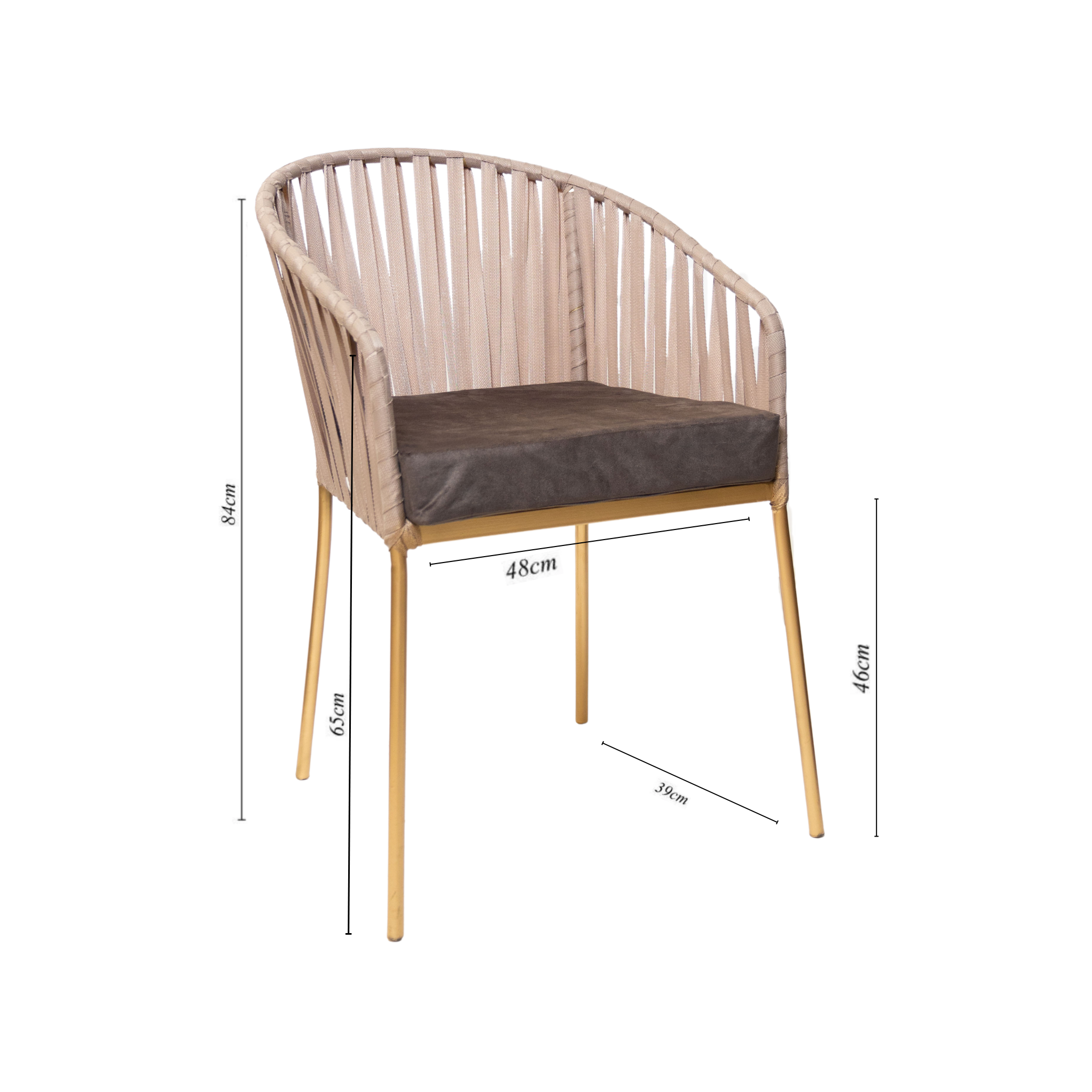 Silla Malibú · Edición Moca Mousse (Interior /Semi exterior)