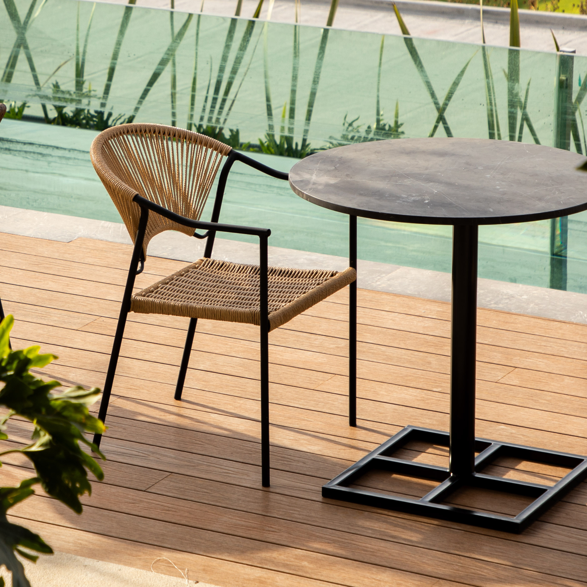 Mesa de granito restorante 75 diametro