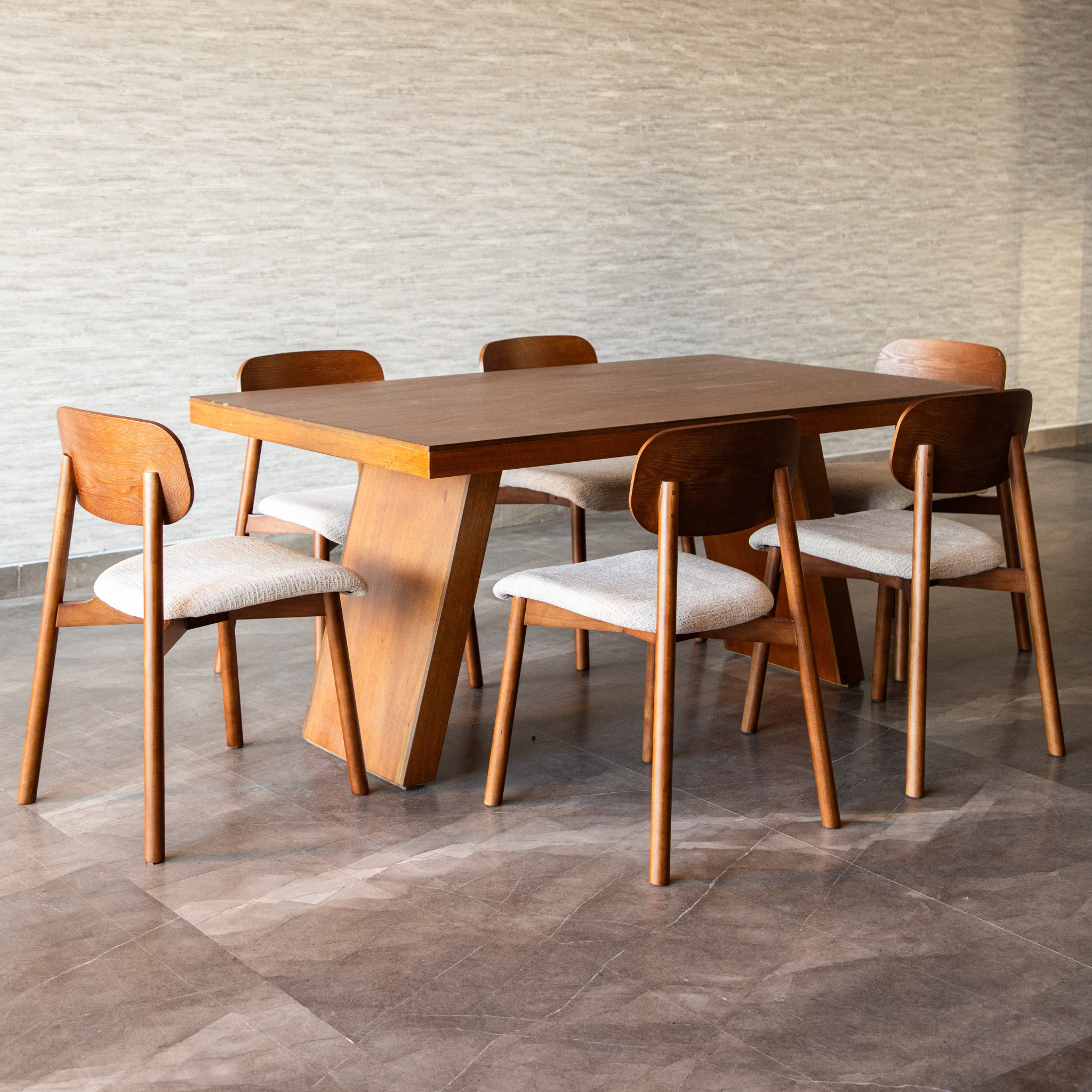 Silla Cantón · Edición Beige y Roble (Interior)