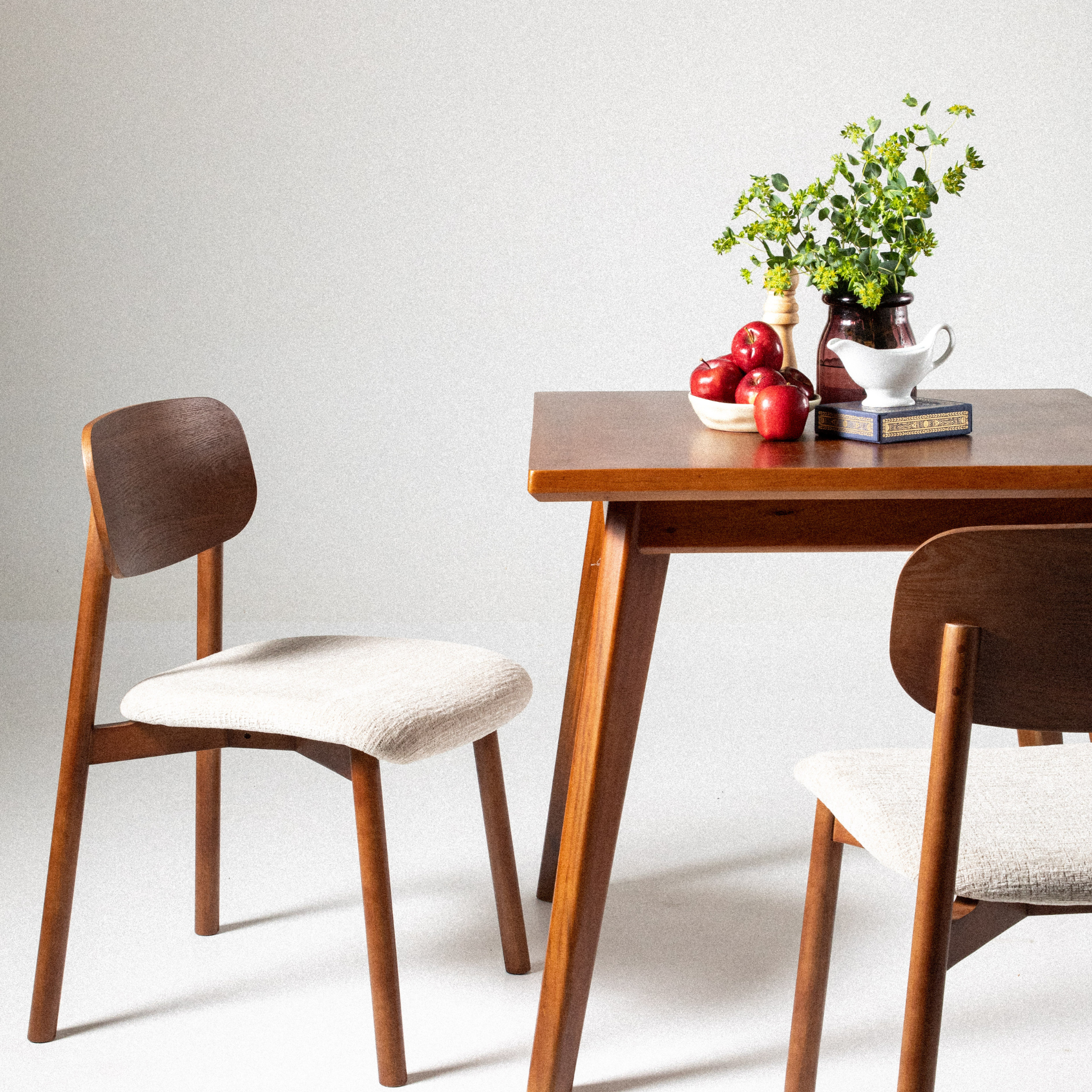 Comedor Oslo para 4 Personas · Edición Beige y Roble