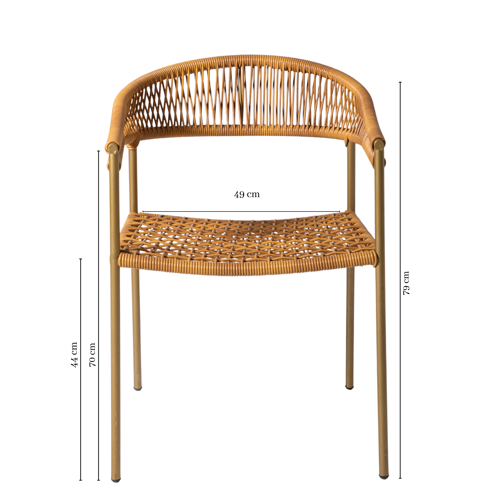 Silla Tulum · Edición Gold (Interior /Exterior)