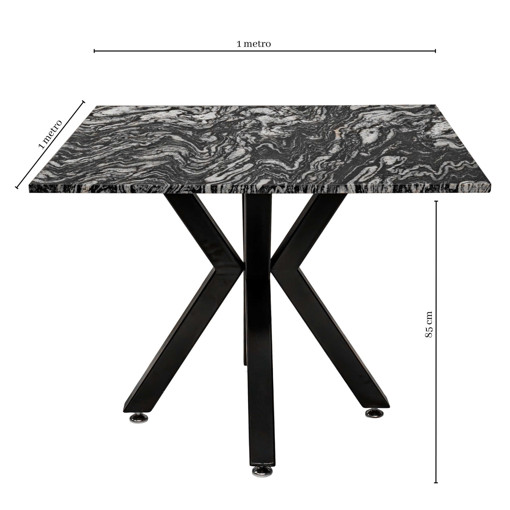 Comedor Diamond para 4 personas · Edición Moca