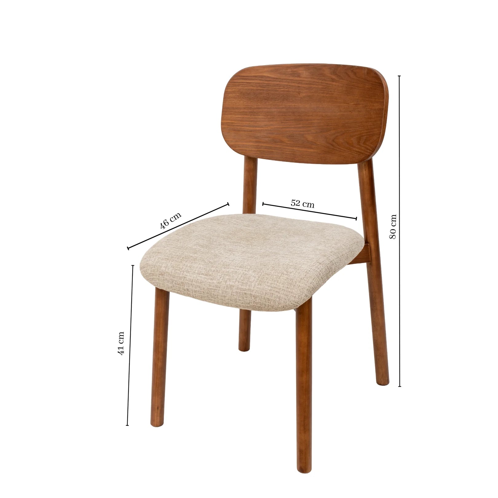 Comedor Oslo para 4 Personas · Edición Beige y Roble