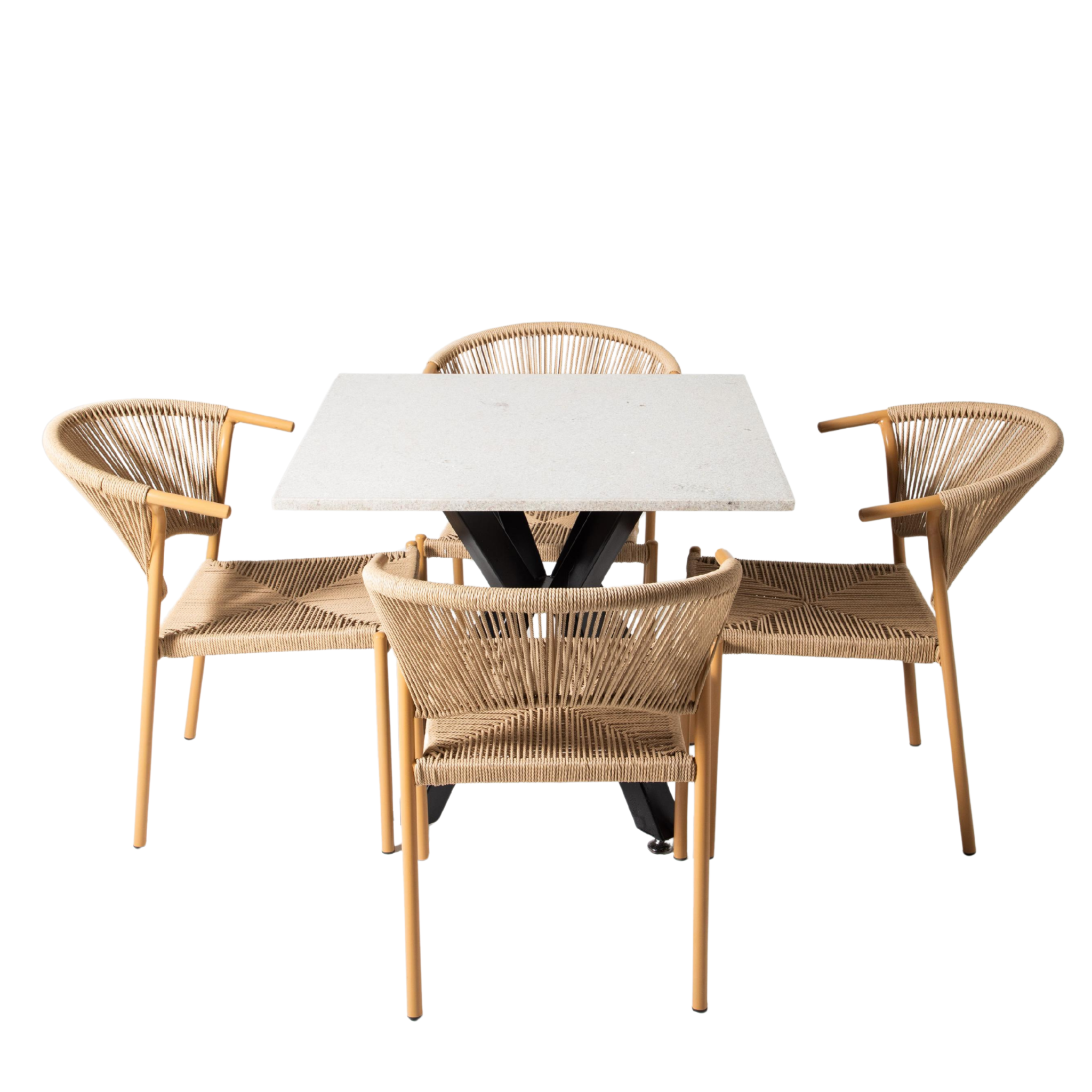 Comedor para 4 personas · Edición Sunrise (Interior /Semi exterior)