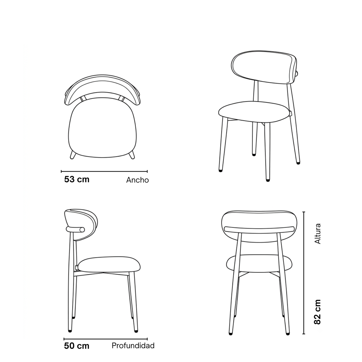 Silla Alexandra · Edición Moon (Interior)