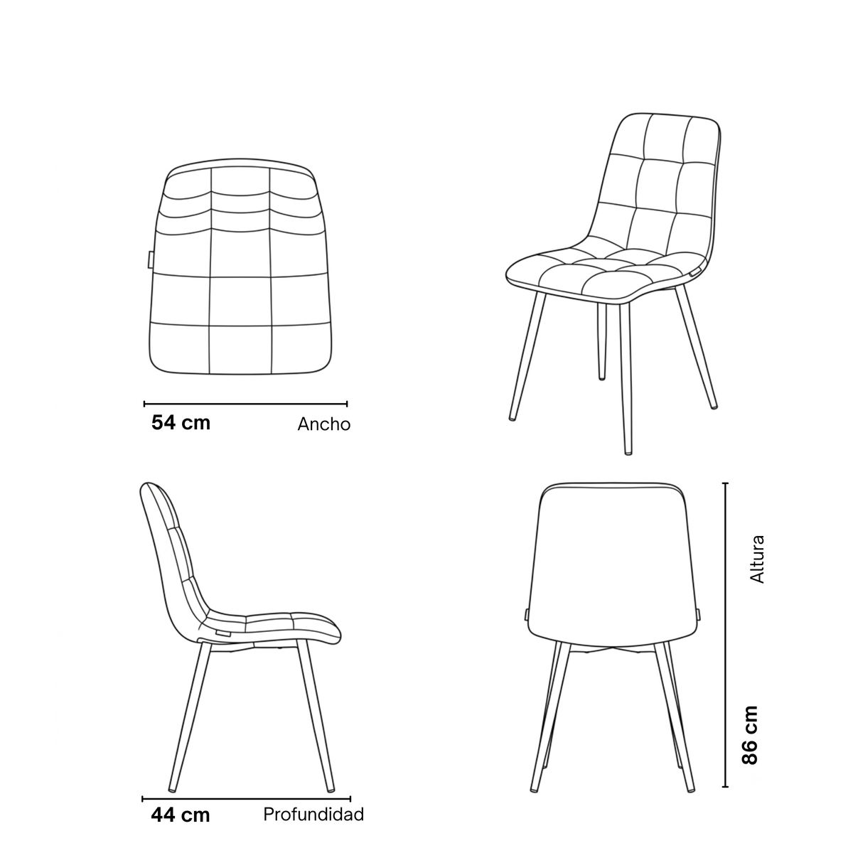 Silla Dublin · Edición Olive (Interior)