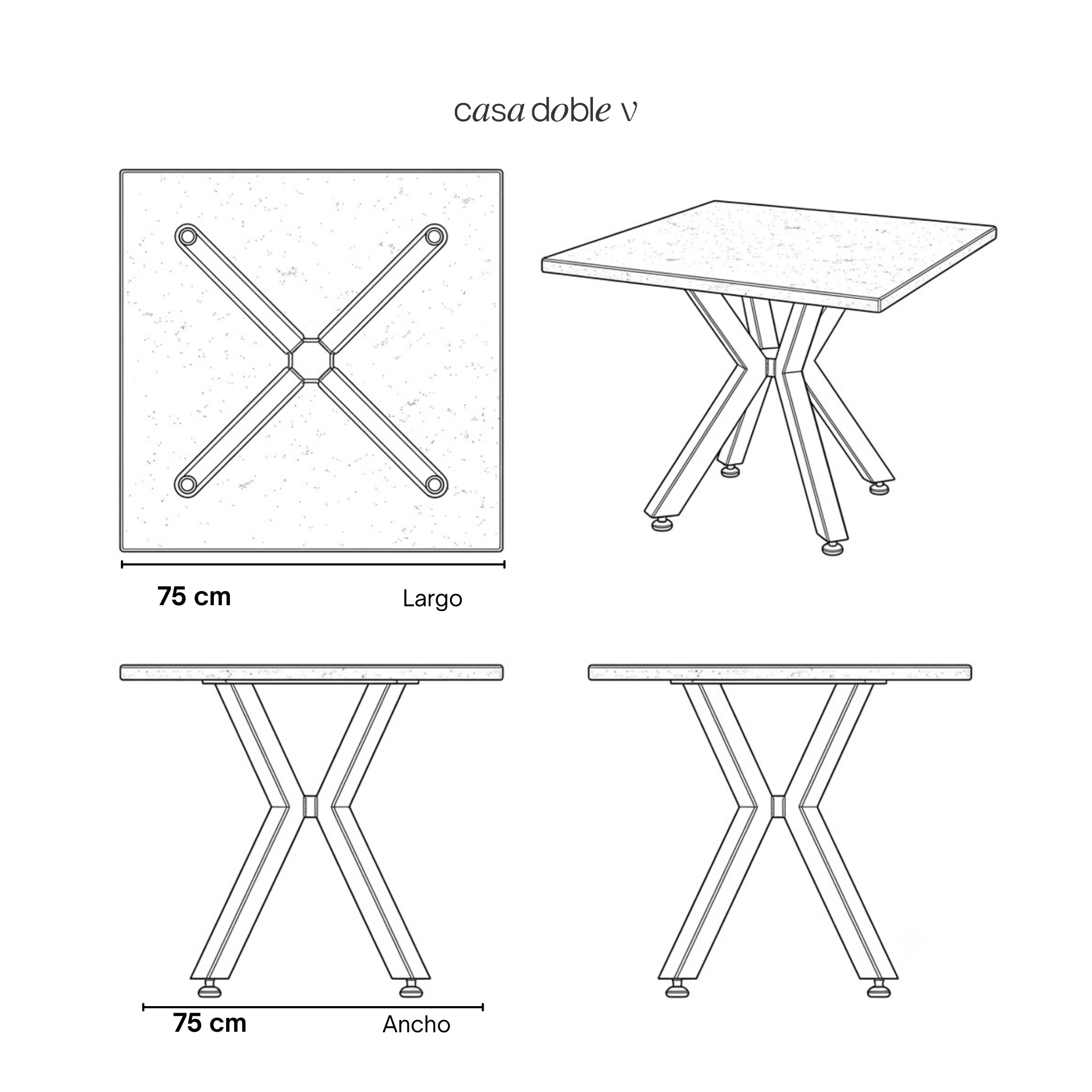 Comedor para 4 personas · Edición Sundown (Interior /Semi exterior)