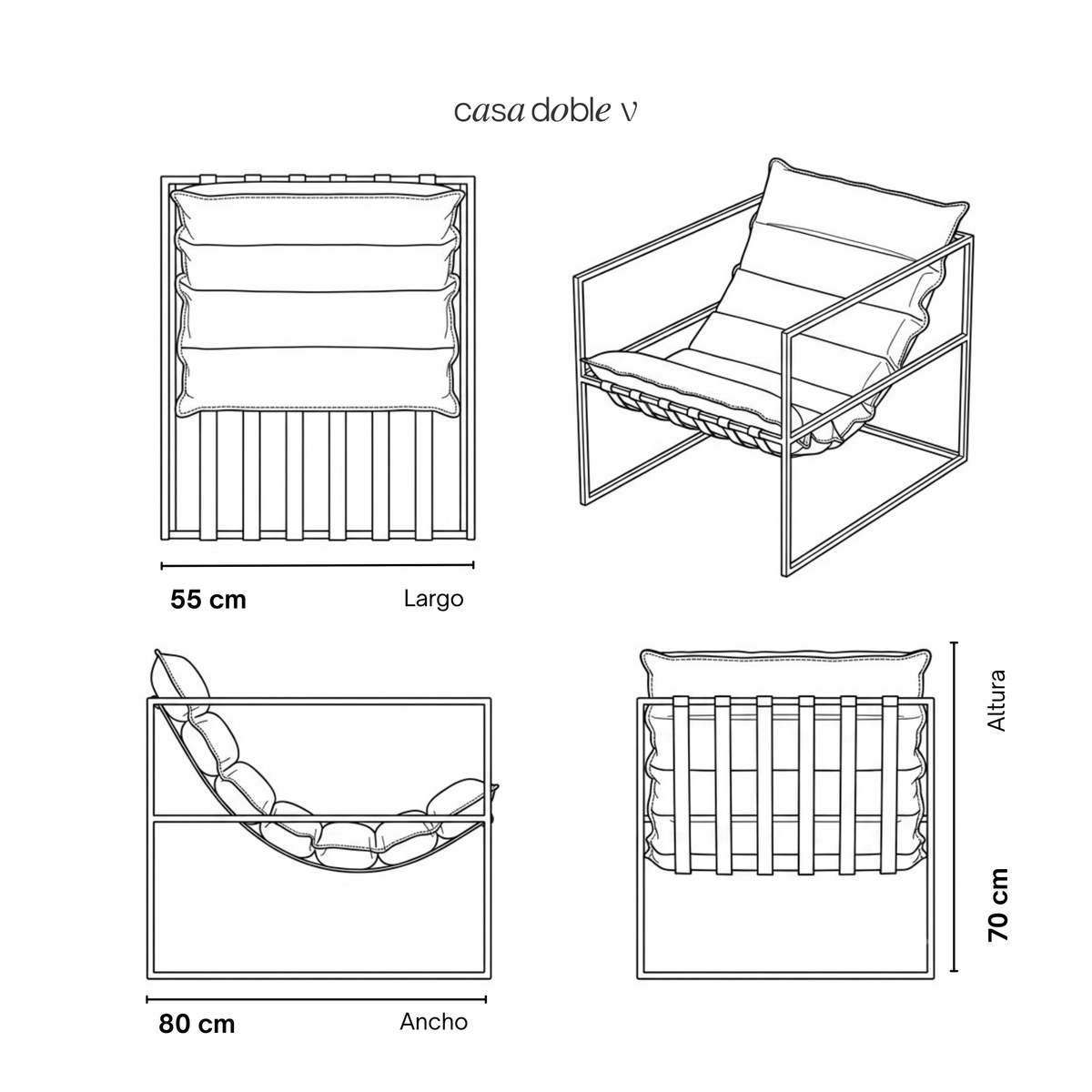 Sillón de descanso Pekín (Interior /Semi exterior)
