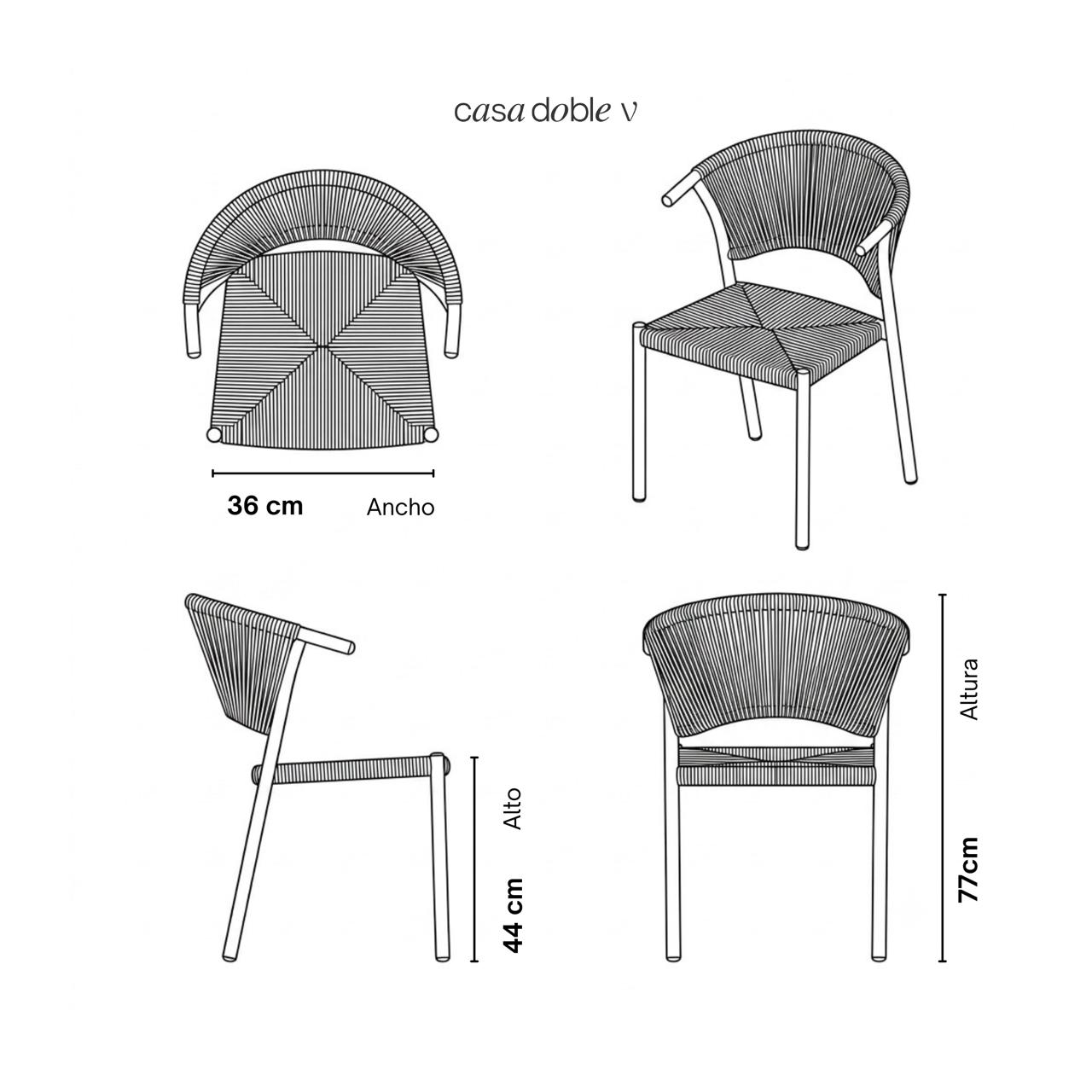 Comedor para 4 personas · Edición Daylight (Interior /Semi exterior)