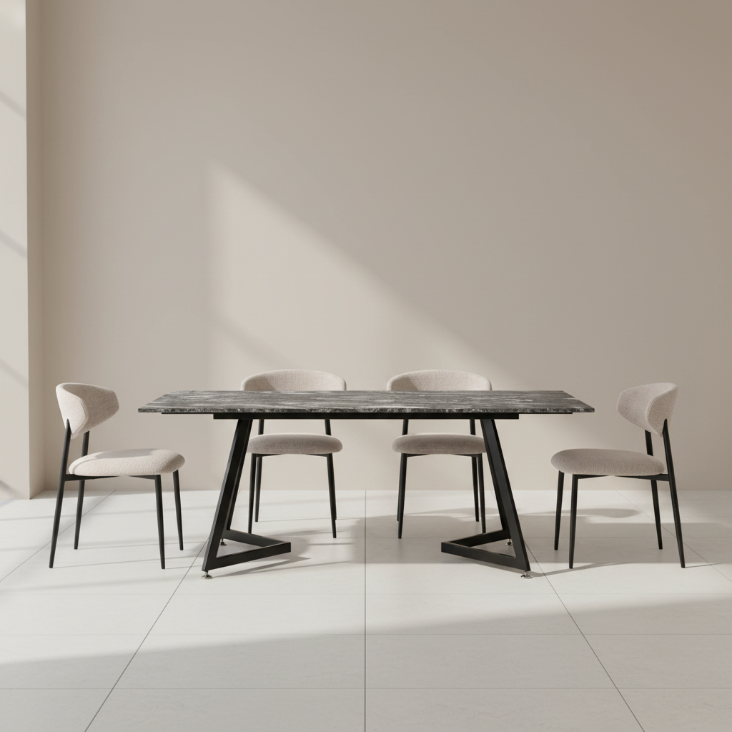 Mesa de granito Diamond 90 cm x 160 cm
